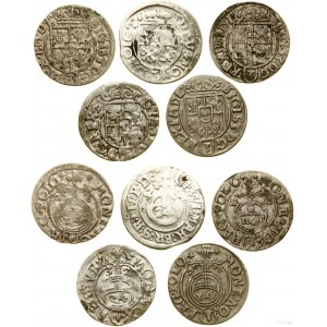 Polska, zestaw 5 półtoraków, 1622-1632
