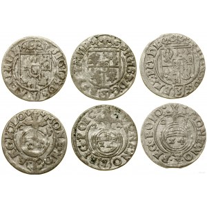 Polska, zestaw 3 półtoraków, 1623, 1625, 1627, Bydgoszcz