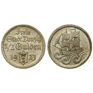 Polska, 1/2 guldena, 1923, Utrecht