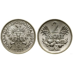 Poland, 2 zloty, 1971, Warsaw
