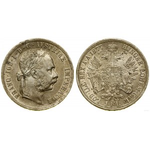 Austria, 1 floren, 1877, Wiedeń