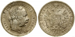 Austria, 1 fiorino, 1877, Vienna