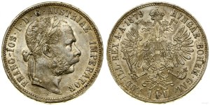 Autriche, 1 florin, 1879, Vienne
