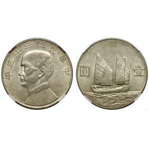 Čína, dolár (Junk Dollar), 1934 (Rok 23)
