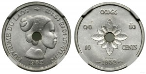 Laos, 10 cents ESSAI, 1952