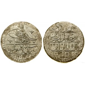 Turkey, yuzluk (2 1/2 piastra), 1203 + 5 (AD 1794), Constantinople