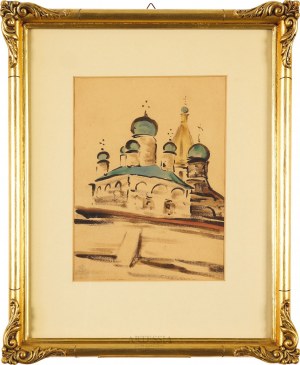 Stanislaw Noakowski (1867-1928), Orthodox Church, from the series: Old Russia, 1921