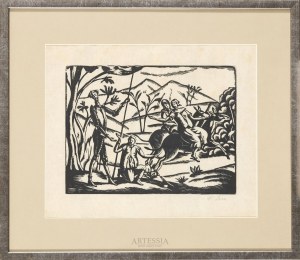 Wladyslaw Lam (1893-1984), Don Quixote - Departure, 1925
