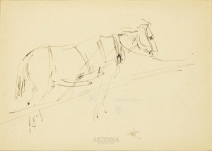 Wlastimil Hofman (1881-1970), Study of a Horse