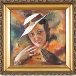 Stanislaw Malcher (1900-1943), Portrait d'une dame, 1936