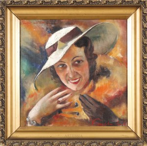 Stanislaw Malcher (1900-1943), Portrét dámy, 1936