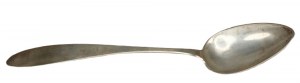 Jan Radecki, Poznań, active ca. 1815 - 1837, Half-bowl spoon with monogram E.O., 1832
