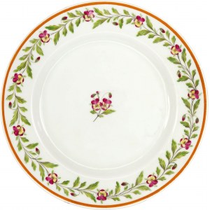 Manufaktura Porcelany, Baranówka (1804-1914), Talerz, ok. 1825-1840