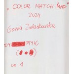 Gossia Zielaskowska (ur. 1983, Poznań), Color match map - dyptyk, 2024