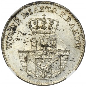 Free City of Krakau, 10 groszy 1835 - NGC MS62