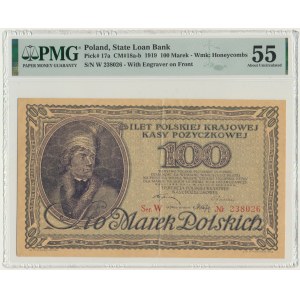 100 marks 1919 - Ser.W - PMG 55