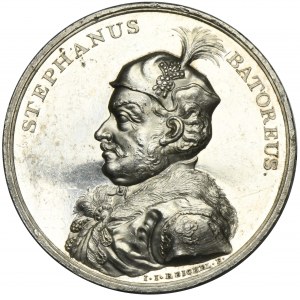 Medal from the Royal Suite, Stephan Bathory - RARE, SILVER, Reichel