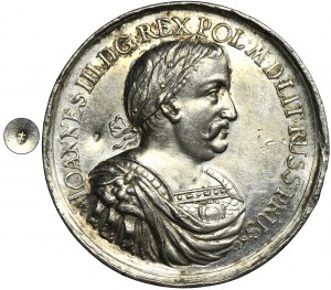John III Sobieski, Coronation Medal 1676 - VERY RARE, ex. Potocki