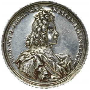 Auguste II le Fort, Médaille du couronnement 1697 - HERCVLI SAXONICO