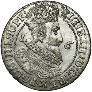 Sigismund III Vasa, 1/4 Thaler Danzig 1624/3 - PR•