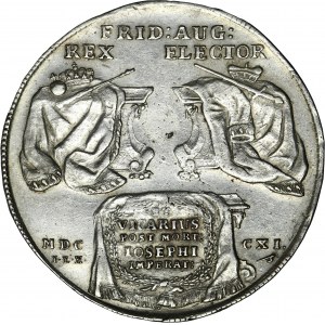 August II the Strong, Thaler Dresden 1711
