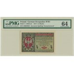 1/2 marki 1916 - Jenerał - A - PMG 64 - wysoki numer
