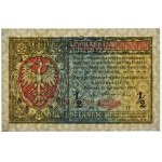1/2 marki 1916 - Jenerał - A - PMG 64 - wysoki numer