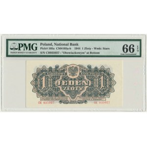 1 złoty 1944 ...owym - CH - PMG 66 EPQ