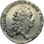 Poniatowski, 1/2 Thaler Warsaw 1777 EB - RARE