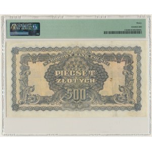500 złotych 1944 ...owym - AC - PMG 30