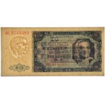 20 złotych 1948 - AU - PMG 64 - DUŻE litery serii