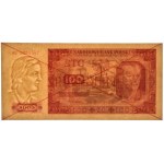 100 złotych 1948 - SPECIMEN - AG 1234567/8900000 - PMG 64 EPQ