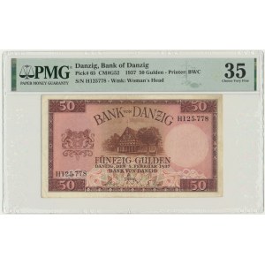 Danzig, 50 Gulden 1937 - H - PMG 35