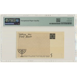5 Mark 1940 - red serial number - PMG 65 EPQ