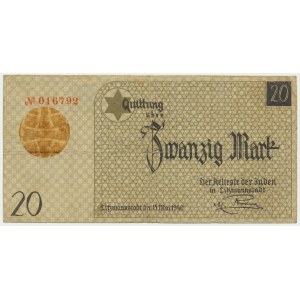 20 Mark 1940 - no.1 with watermark - RARE