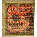 1 penny 1924 - W - moitié gauche - RARE