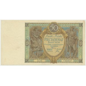50 złotych 1925 - Ser.AM. - ŁADNY