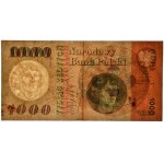 1.000 złotych 1965 - SPECIMEN - A 0000000 - nadruk pomarańczowy -