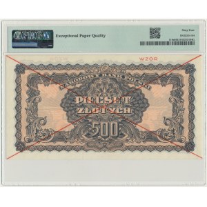 500 złotych 1944 ...owym - WZÓR - AC - PMG 64 EPQ