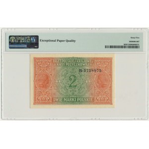 2 marki 1916 - Generał - B - PMG 65 EPQ