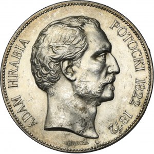 Medal Adam Count Potocki 1872 - VERY RARE, SILVER
