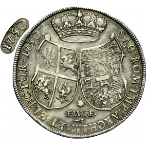 Augustus III of Poland, Thaler Dresden 1750 FWôF - RARE