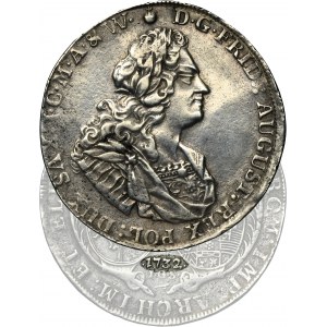 Augustus II the Strong, Thaler Dresden 1732 IGS - RARE
