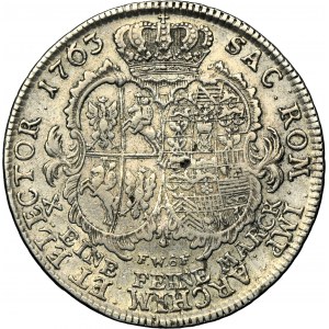 Augustus III of Poland, Thaler Dresden 1763 FWôF