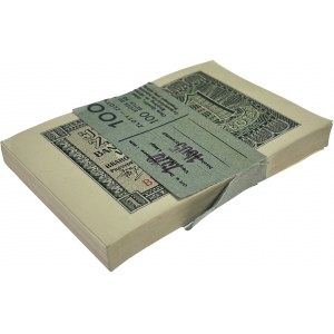 Paczka bankowa 1 złoty 1941 - BD - (100 szt.) - oryginalna