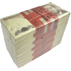 Enveloppe bancaire 100 zloty 1988 - TS - (1 000 pièces).