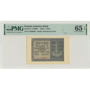 1 or 1940 - C - PMG 65 EPQ