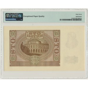 100 zloty 1940 - ZWZ - B - PMG 67 EPQ