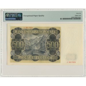 500 zloty 1940 - A - PMG 66 EPQ