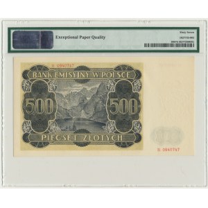 500 złotych 1940 - B - PMG 67 EPQ